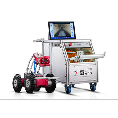 品質  Vandal Proof Robotic CCTV Rainfall Inspection Camera with 300m Electrical Cable Reel 工場